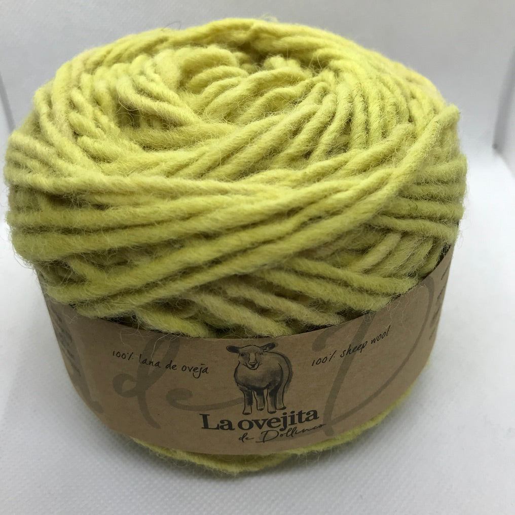 Ovillo de lana gruesa  Cochinilla – La Ovejita de Dollinco