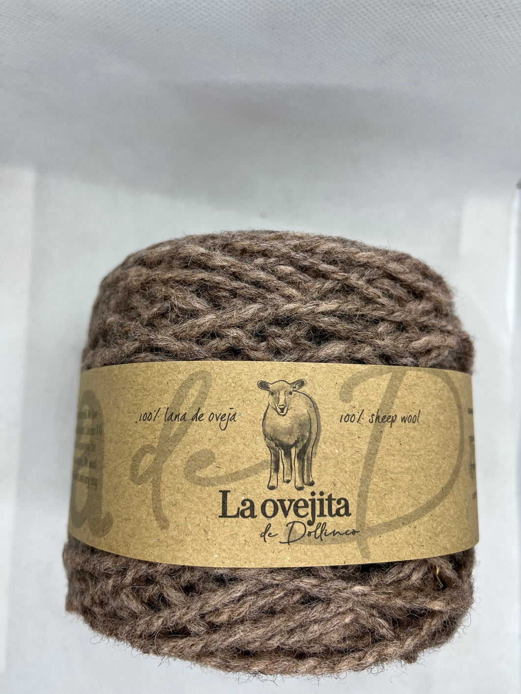 Ovillo de lana mediana | Cebolla y Cochinilla