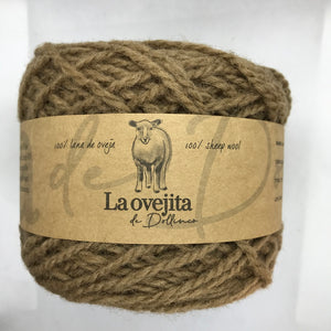 Ovillo de lana mediana | Nogal